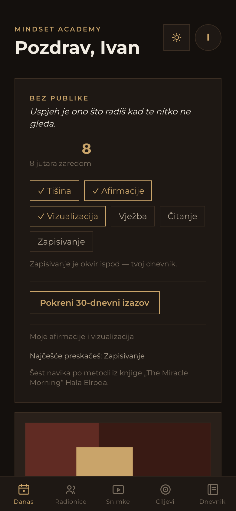 Kartica Danas